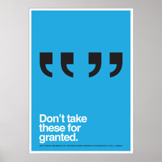 言論の自由 ポスター