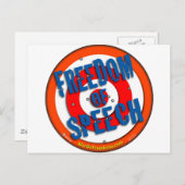 言論の自由 ポストカード (正面/裏面)