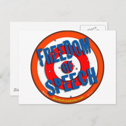 言論の自由 ポストカード (正面/裏面)