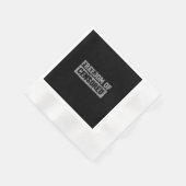 言論の自由 縁ありカクテルナプキン (角)