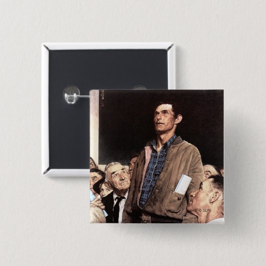 言論の自由 缶バッジ (正面&裏面)