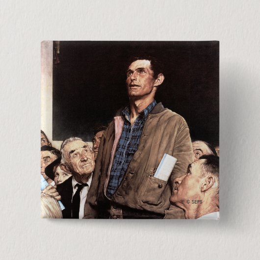 言論の自由 缶バッジ (正面)