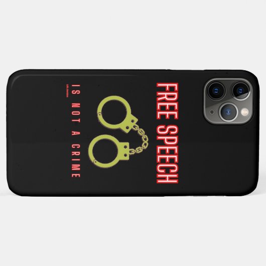 言論は犯罪ではない Case-Mate iPhoneケース (裏面(横))