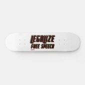 言論を合法化する スケートボード (横)