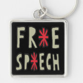 言論 キーホルダー (正面)