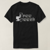 言論 Tシャツ (デザイン正面)