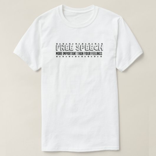 言論 Tシャツ (デザイン正面)
