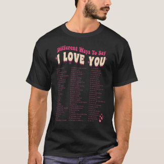 言違うい方 – 愛するあなたレトロなヒッピーvale tシャツ