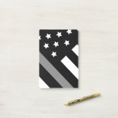 訂正オフィサー黒灰色フラグ投稿ノート ポストイット (デスク上)