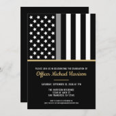 訂正役員卒業パーティーフラグ 招待状 (正面/裏面)