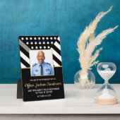 訂正役員退職パーティー写真ようこそ フォトプラーク (側面)