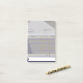 訂正票インボイス投稿ItノートArtブックレット ポストイット (デスク上)