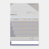 訂正票インボイス投稿ItノートArtブックレット ポストイット (正面)