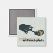 「計り知れないポテンシャル」冷蔵庫マグネット マグネット (正面/裏面)