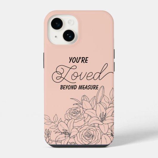 計り知れない愛 iPhoneケース (裏面)