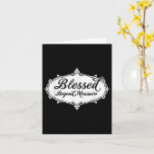 計り知れない祝福 イエス 神 キリスト教 カード (黄色い花)