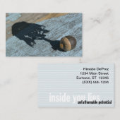 "計り難で潜在的な"個人的な接触カード コーリングカード (正面/裏面)