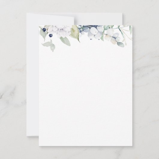 計エレガント画の変更結婚の至福 案内状 (裏面)