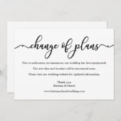 計エレガント画の書結婚換 セーブザデート (正面/裏面)