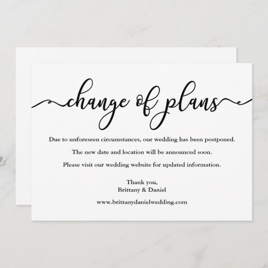 計エレガント画の書結婚換 セーブザデート (正面/裏面)