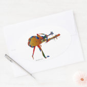 計器学者 楕円形シール (封筒)