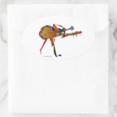 計器学者 楕円形シール (バッグ)