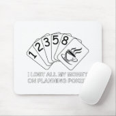 計失った画トランプのポーカー マウスパッド (マウス)