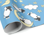 計数羊の包装紙1 ラッピングペーパー (ロールコーナー)