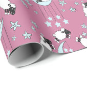 計数羊の包装紙3 ラッピングペーパー (ロールコーナー)