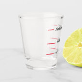 計測ママおもしろいがショットガラスを好む ショットグラス (左)