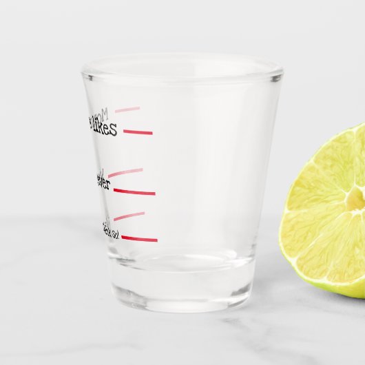 計測ママおもしろいがショットガラスを好む ショットグラス (右)