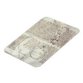 計測図と文字(vellum) マグネット (左側)