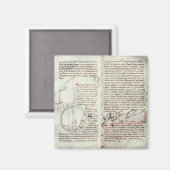 計測図と文字(vellum) マグネット (正面/裏面)