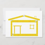 計測用テープハウス招待状 招待状 (正面)