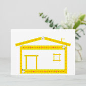 計測用テープハウス招待状 招待状