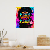 計画が無最高のい |カラフル ポスター (キッチン)