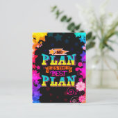 計画が無最高のい |カラフル ポストカード (スタンド正面)