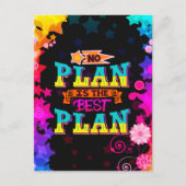 計画が無最高のい |カラフル ポストカード (正面)