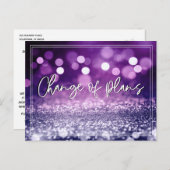計画きらめくの紫式変更が延期結婚へ ポストカード (正面/裏面)