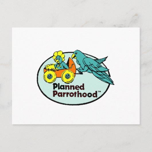 計画されたParrothood® ポストカード (正面)