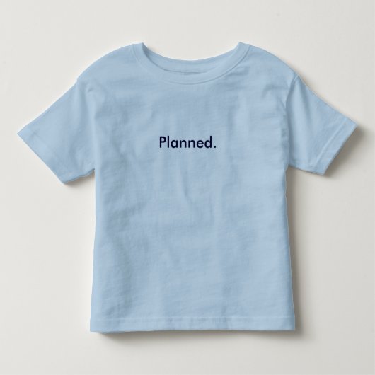 計画される トドラーTシャツ (正面)