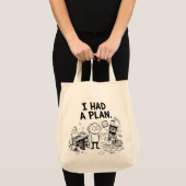 計画していたのに Funny Tote Bag トートバッグ (正面(商品))