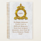 「計画に基づいて生産性カスタムをカスタマイズ プランナー手帳 (正面)