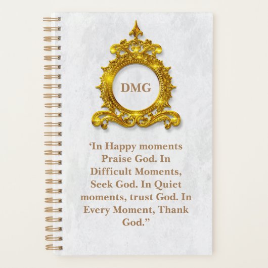 「計画に基づいて生産性カスタムをカスタマイズ プランナー手帳 (正面)