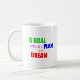 計画のないゴールは夢のコーヒーマグにすぎない コーヒーマグカップ