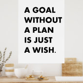 計画のないゴール ポスター (キッチン)
