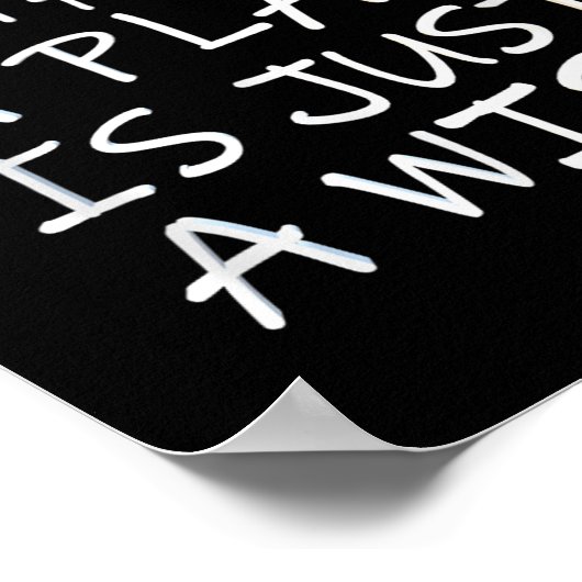 計画のない目標はただのTシャツだ ポスター (角)