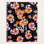 計画のカスタマイズ可能な年プランナー プランナー手帳 (正面)