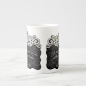 計画のコーヒー・マグへの夢 ボーンチャイナマグカップ (正面)