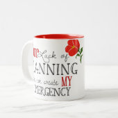 計画のマグの欠乏 ツートーンマグカップ (正面左)